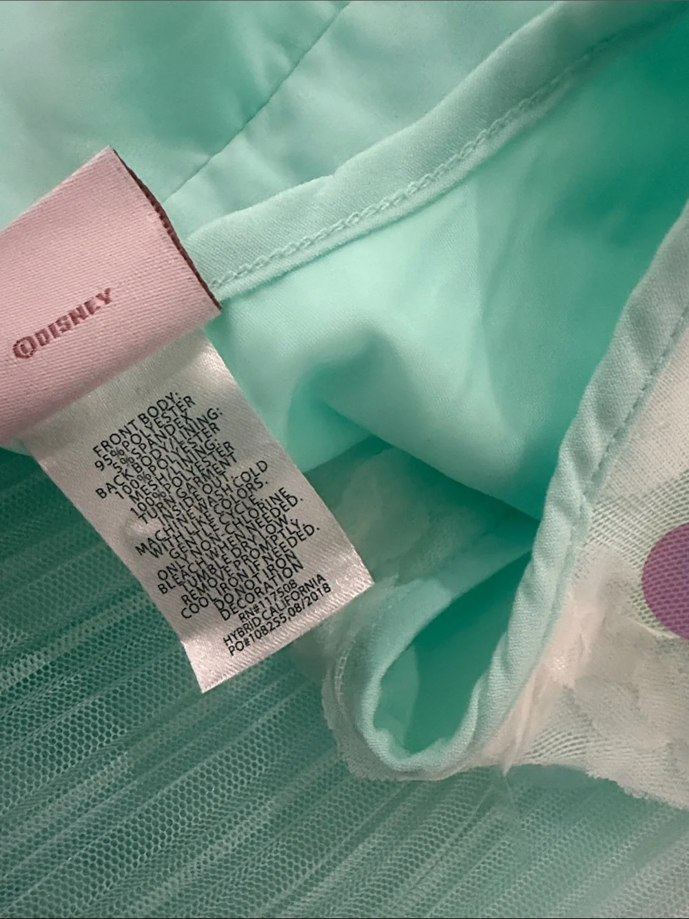 NWT- Disney new Girls' Light Aqua Sequin Bodice Party Dress Aqua color.